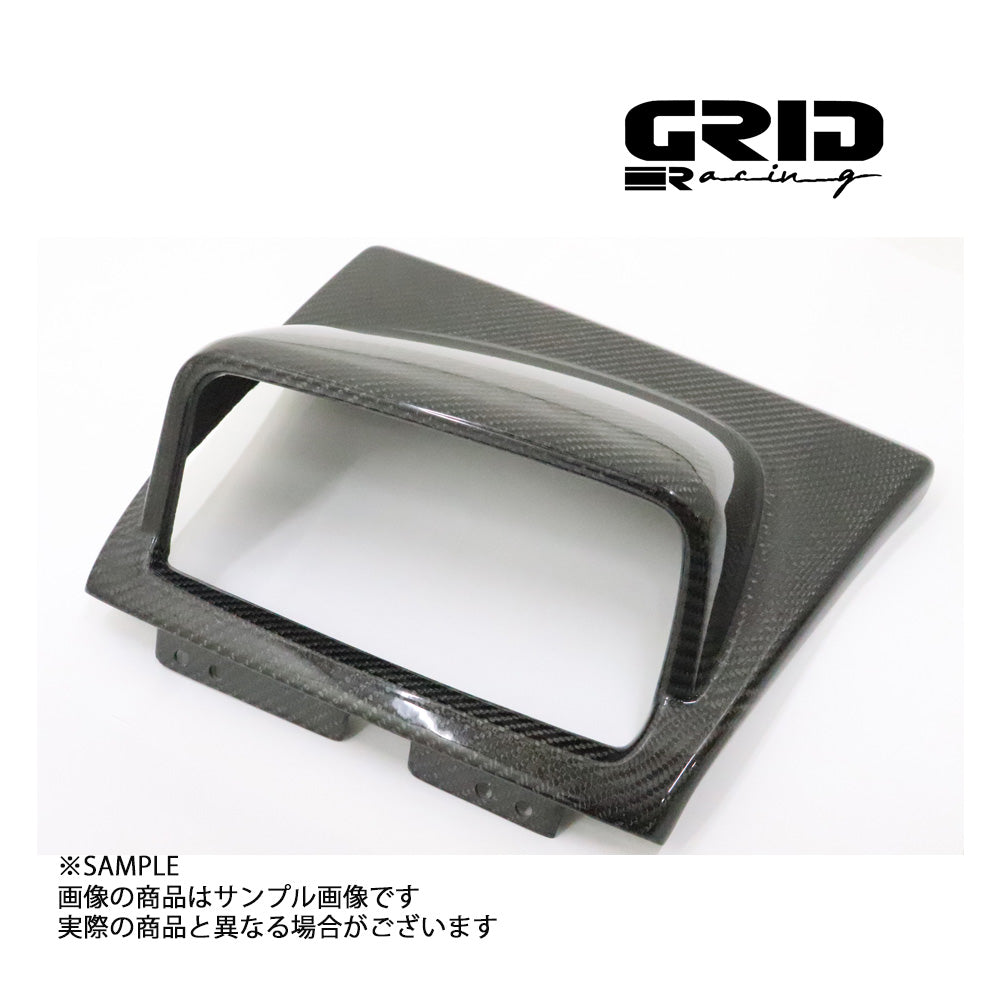 【希少◇絶版品】GT-R クリップボード カーボンファイバー製 GRID RACING カーボンMFDカバー（純正形状） スカイライン GT-R BNR34