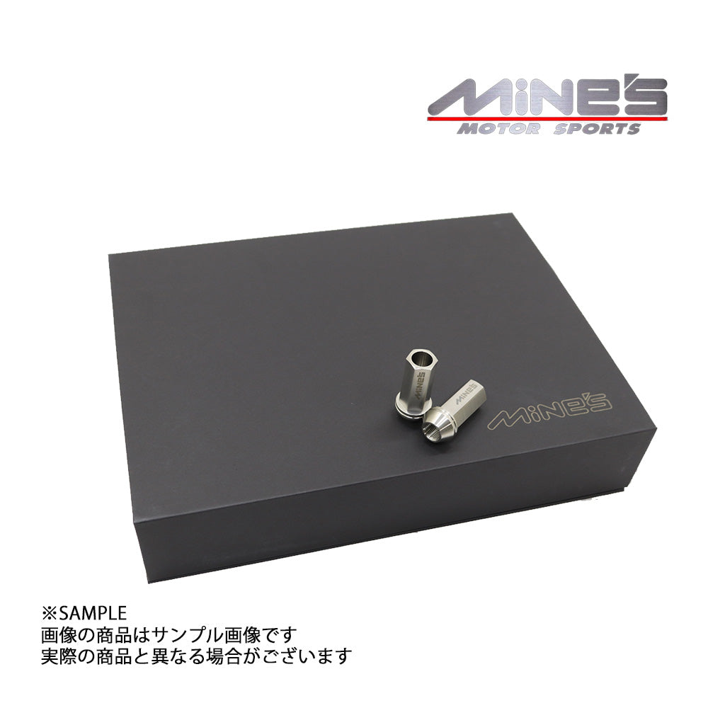 MINE'S マインズ チタン ホイールナット 50mm M12 x 1.25P 20個セット スカイライン GT-R BNR32/BCNR33/BNR34 ##875131001
