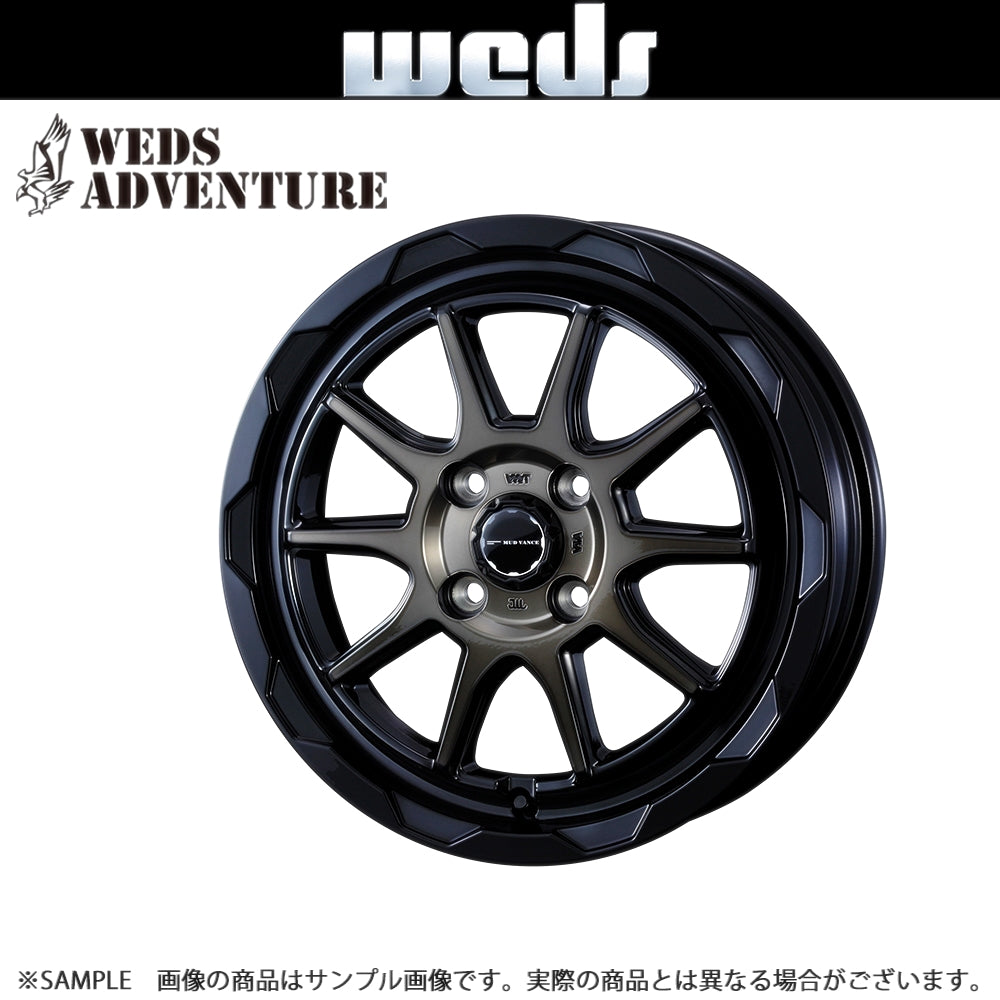 WEDS ウェッズ ADVENTURE MUD VANCE 06 12x4.0 40 4H/100 ブラック