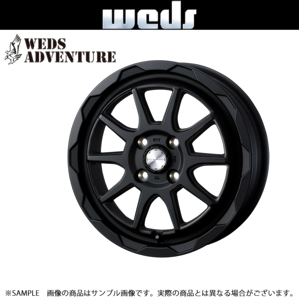 WEDS ウェッズ ADVENTURE MUD VANCE 06 15x4.5 45 4H/100 フルマットブラック ホイール アドベンチ –  トラスト企画オンラインショップ