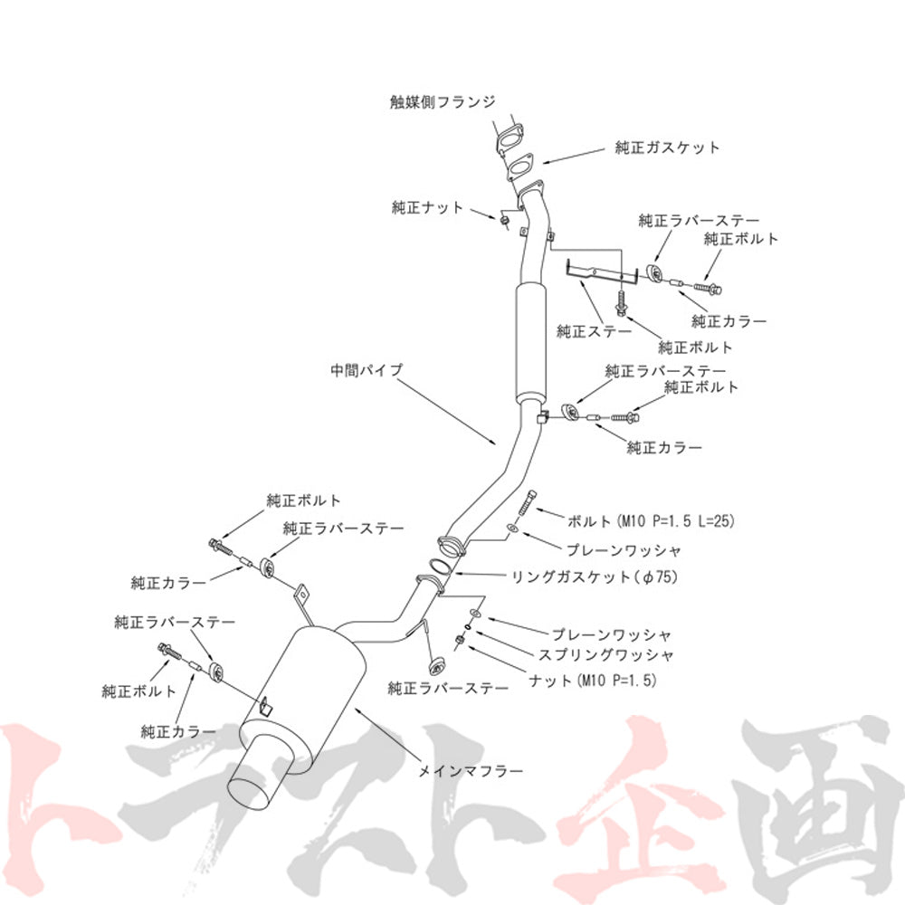 HKS サイレントハイパワー マフラー ランサーエボリューション 4/5/6 ##213141866 - トラスト企画