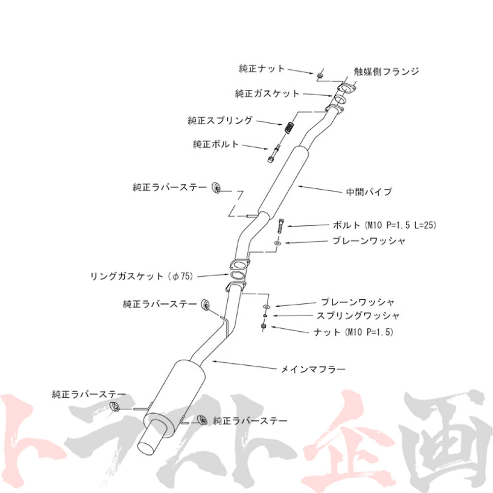 HKS サイレントハイパワー マフラー インプレッサ GDB ##213141868 - トラスト企画