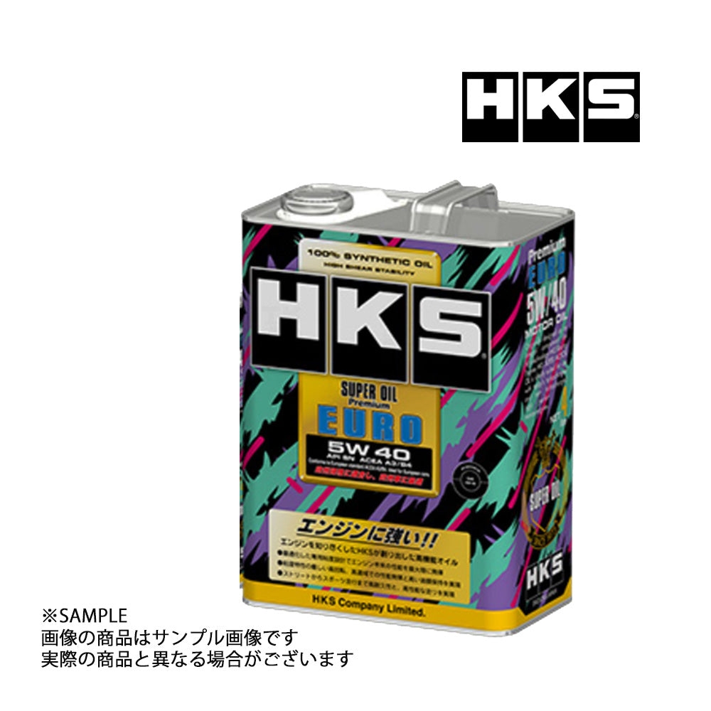 即納 HKS スーパーオイル プレミアム ユーロ 5W40 (4L) API SN/ACEA A3/B4 規格 SUPER OIL Premium  EURO #213171064