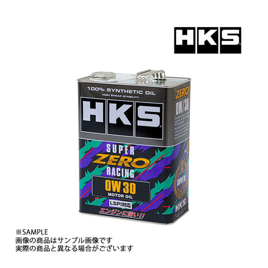 HKS エンジンオイル スーパーゼロレーシング 0W30 (4L) LSPI対応 SUPER ZERO RACING ##213171083 - トラスト企画