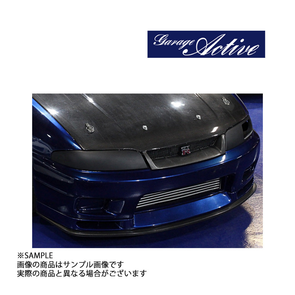 ガレージ アクティブ カーボン フロント リップスポイラー スカイライン GT-R BCNR33 前期 320101008 ##320101008