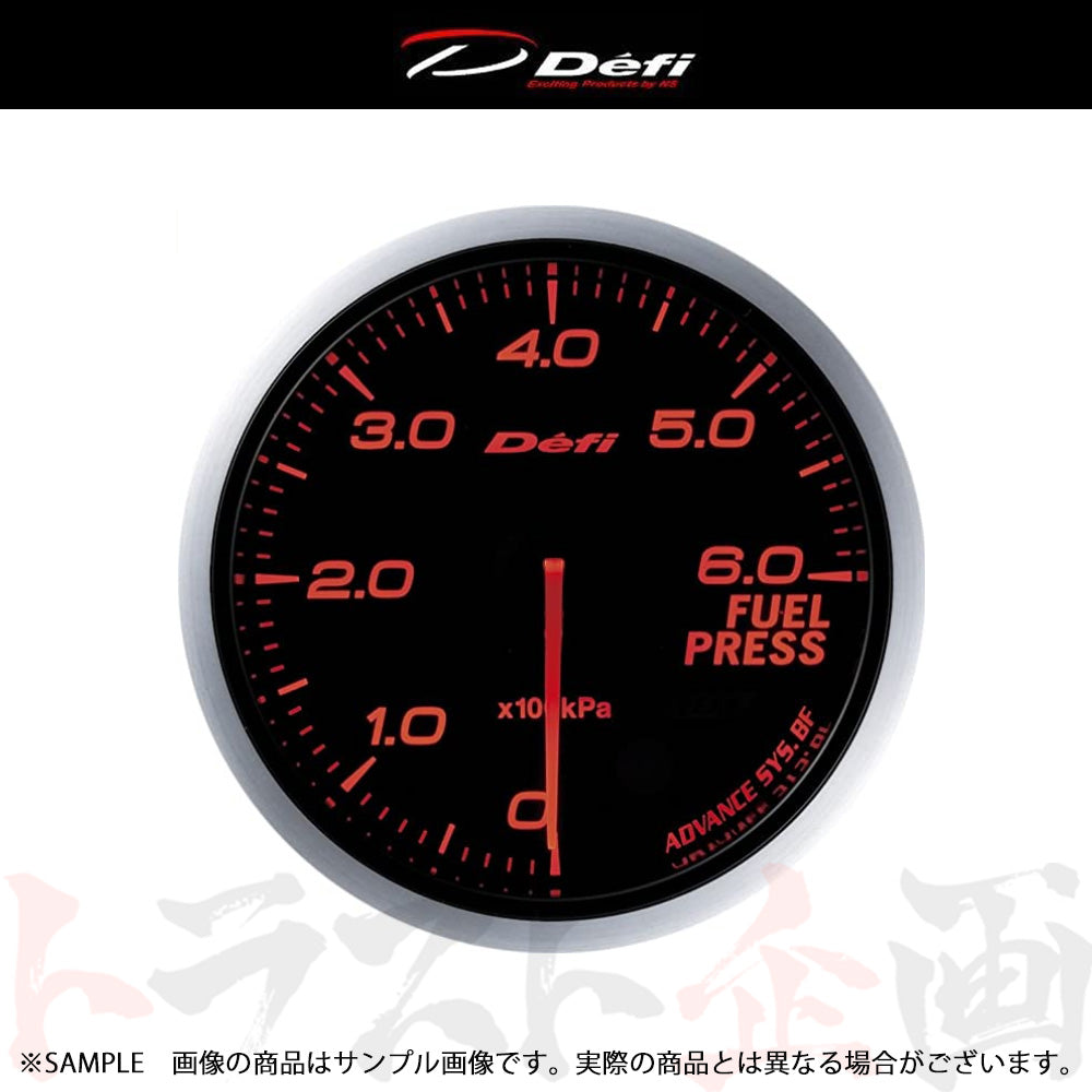Defi デフィ Defi-Link アドバンス BF 60φ 燃圧計/フューエルプレス 0kPa〜600kPa アンバーレッド DF10302 #591161072 - トラスト企画