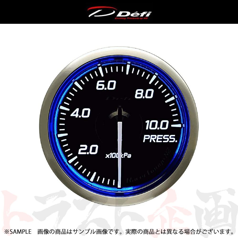 Defi デフィ Racer Gauge レーサーゲージ N2 52φ 圧力計 (油圧計/燃圧計) 0kPa-1000kPa ブルー DF16201  ##591161111