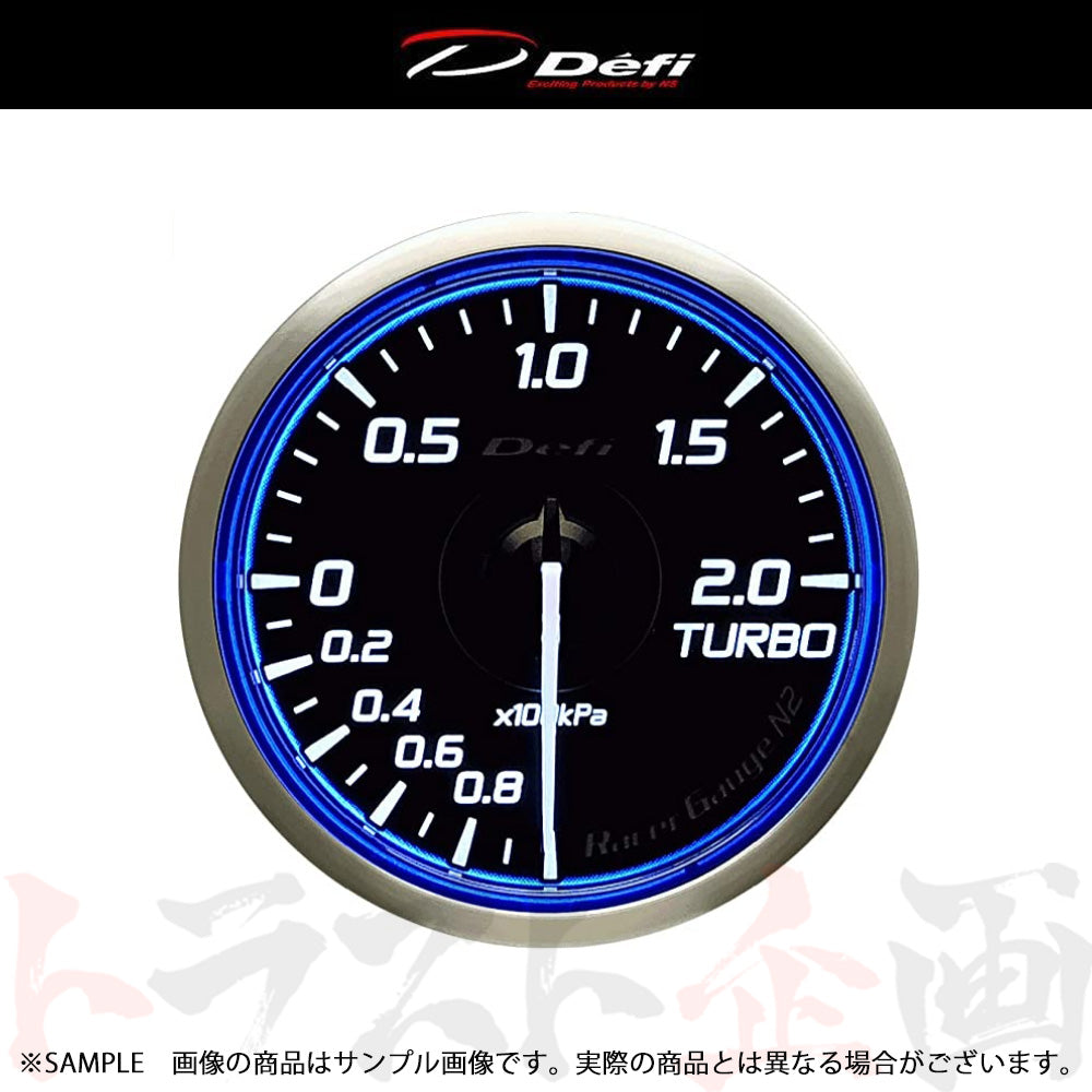 Defi デフィ Racer Gauge レーサーゲージ N2 60φ ターボ計 Max 200kPaモデル ブルー DF16601  ##591161117