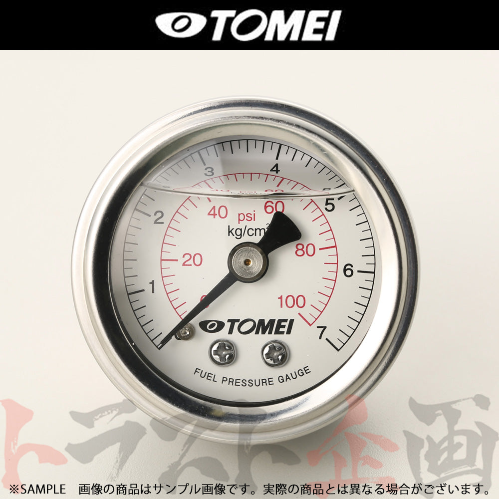 即納 TOMEI 燃圧計 0 ～ 7kg/cm2 (0～100 PSI) フューエル プレッシャー ゲージ #612161002