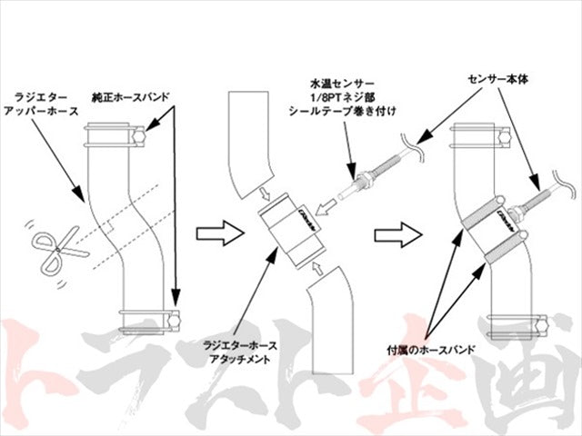 △ TRUST ラジエターホースアタッチメント 26パイ ##618121056