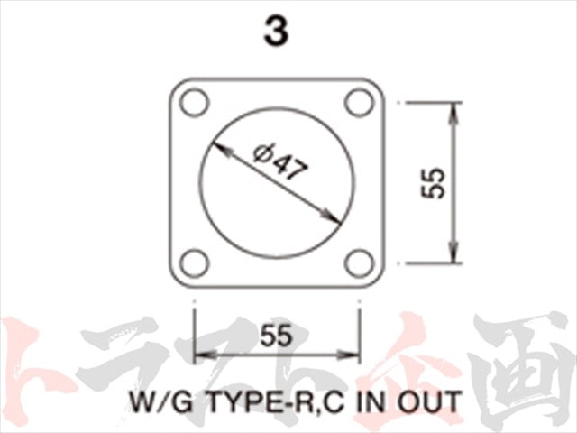 ◆ 即納 TRUST ウエストゲート用ガスケット #618141024