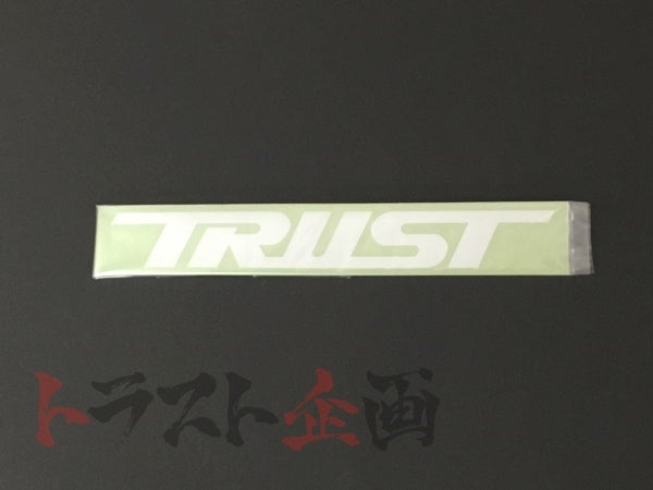 ◆ TRUST ステッカー M ホワイト #618191010
