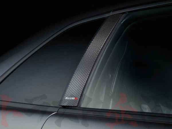 即納 NISMO カーボンピラーガーニッシュ スカイライン GT-R R34/HR34/ER34/HNR34/BNR34 #660101009