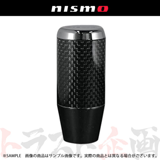 NISMO △ シフトノブ アルミ製 カーボン&アルミトワイライトメッキ仕上げ 10mm 日産 5MT/6MT車用 ##660111926 - トラスト企画