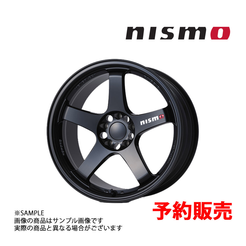 ★ NISMO ニスモ LM GT4 マシニングロゴver 19x9.5 15 5H/114.3 ブラック 1台分セット 【予約販売】 4030S-RSR48-BK(4) ##660132027S1 - トラスト企画