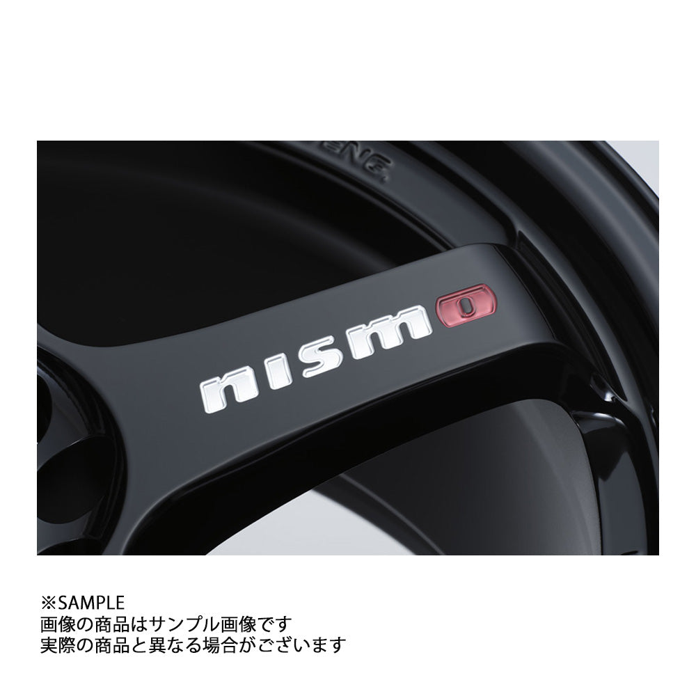 ★ NISMO ニスモ LM GT4 マシニングロゴver 19x9.5 15 5H/114.3 ブラック 1台分セット 【予約販売】 4030S-RSR48-BK(4) ##660132027S1 - トラスト企画