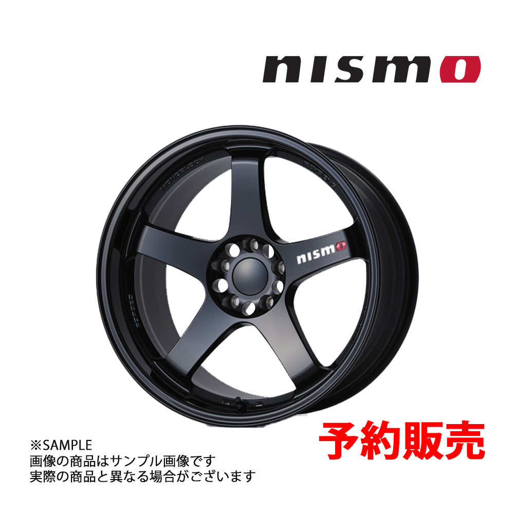 ★ NISMO ニスモ LM GT4 マシニングロゴver 19x10.5 15 5H/114.3 ブラック 1台分セット【予約販売】 4030S-RSR49-BK(4) ##660132028S1 - トラスト企画