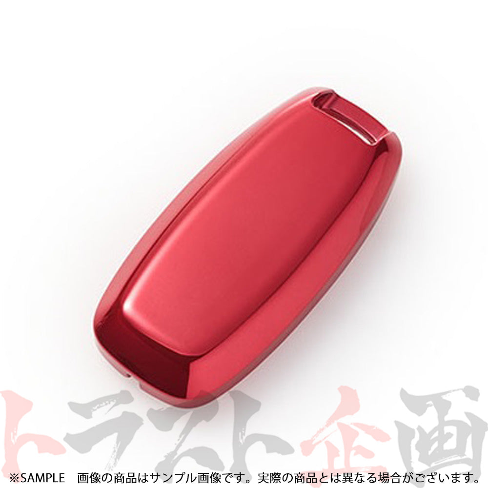 ◆ 日産 インテリジェントキーケース(シリコンカバータイプ)レッドクローム KWA10-00PR0 ##663191775 - トラスト企画