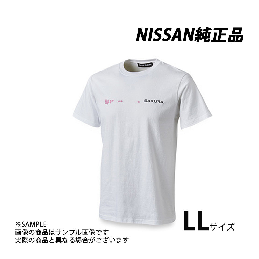 △ 日産 純正 SAKURA Tシャツ ホワイト 白 LL 数量限定 ##663191841