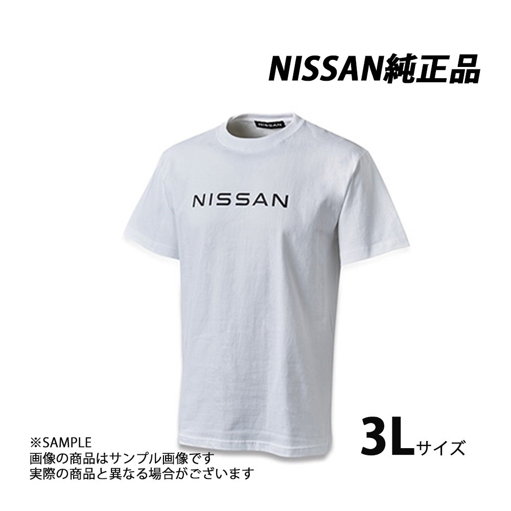 △ 日産 純正 NISSAN Tシャツ ビッグ ロゴ ホワイト 白 3L ##663191914