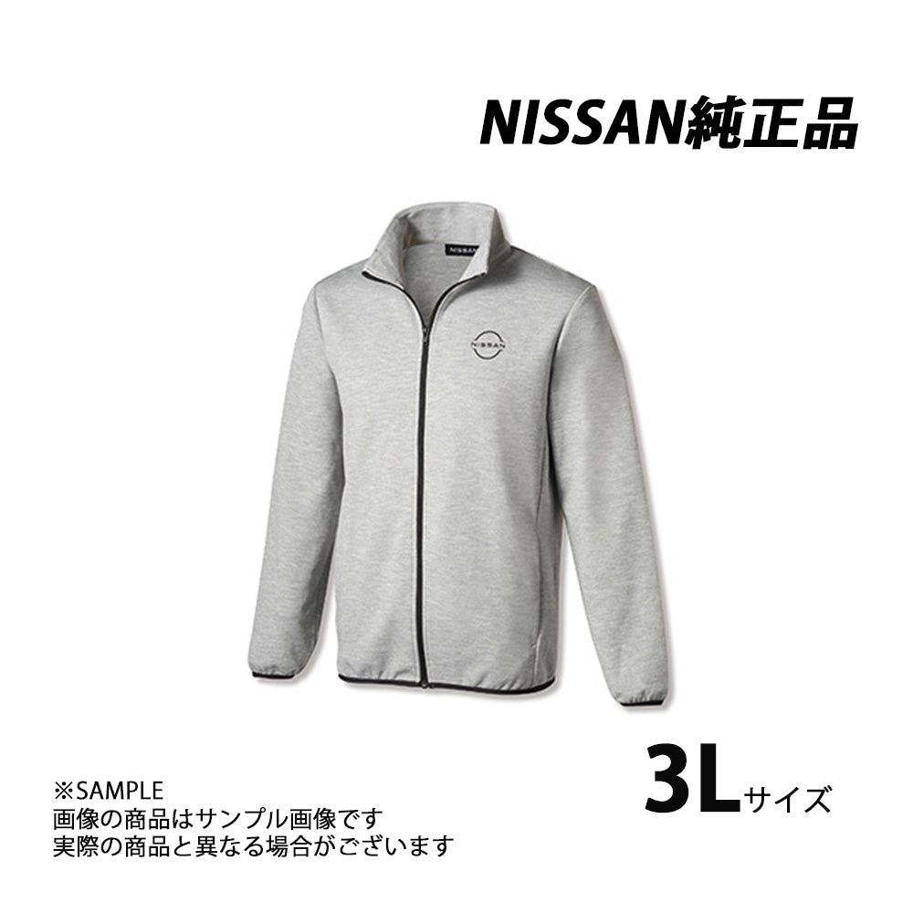 日産 純正 ドライ スウェット ジップ ジャケット グレー 3L ##663191996 - トラスト企画