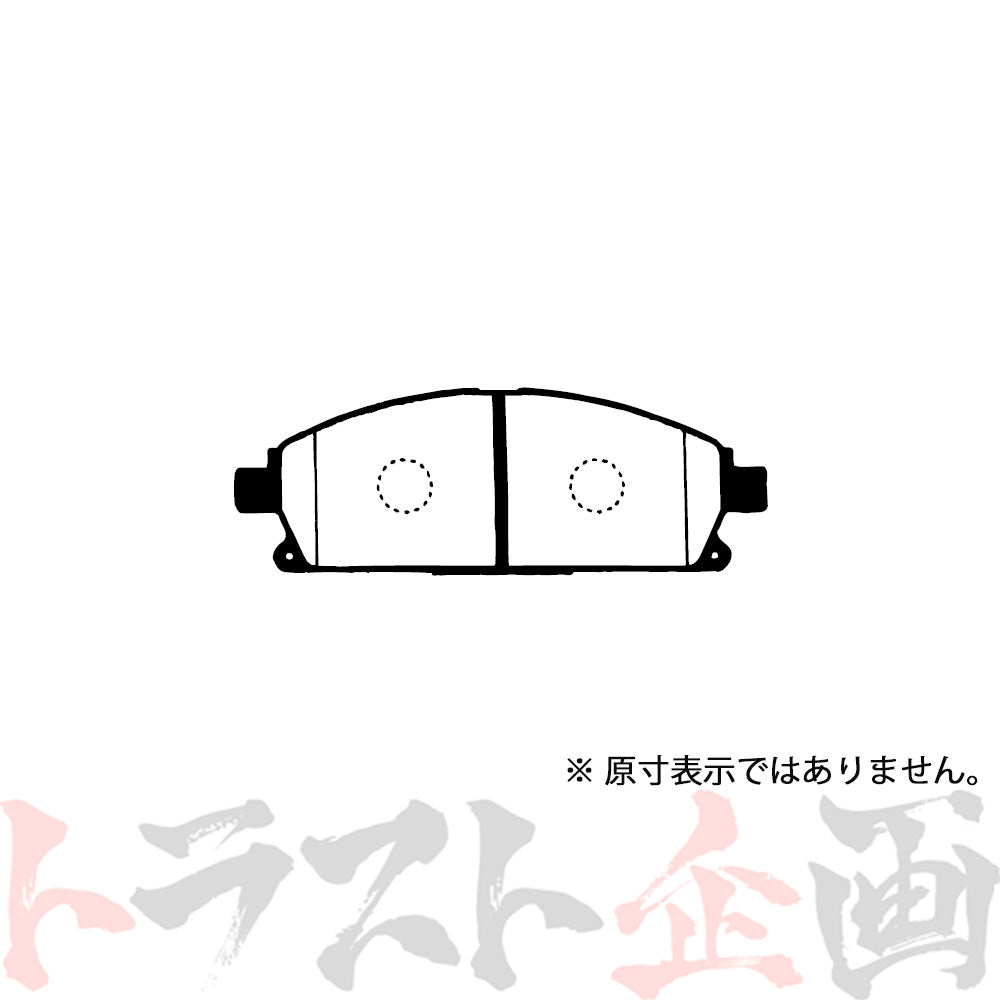 Project μ ブレーキ パッド BESTOP (フロント) F251 エルグランド プレサージュ #771201095 - トラスト企画