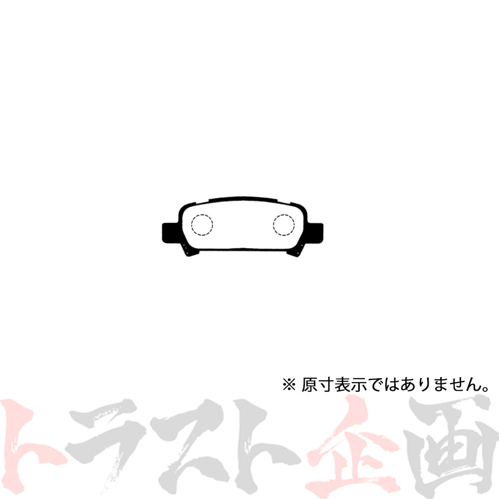 Project μ ブレーキ パッド BESTOP (リア) R912 ランサーエボリューション X CZ4A #771211118 - トラスト企画