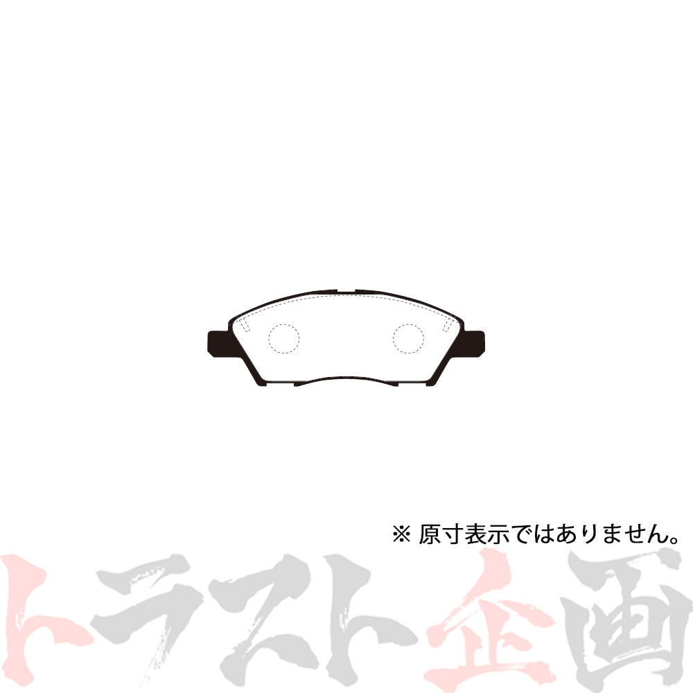 Project μ ブレーキ パッド TYPE HC-CS (フロント) F207 キューブ ノート マーチ #776201077 - トラスト企画