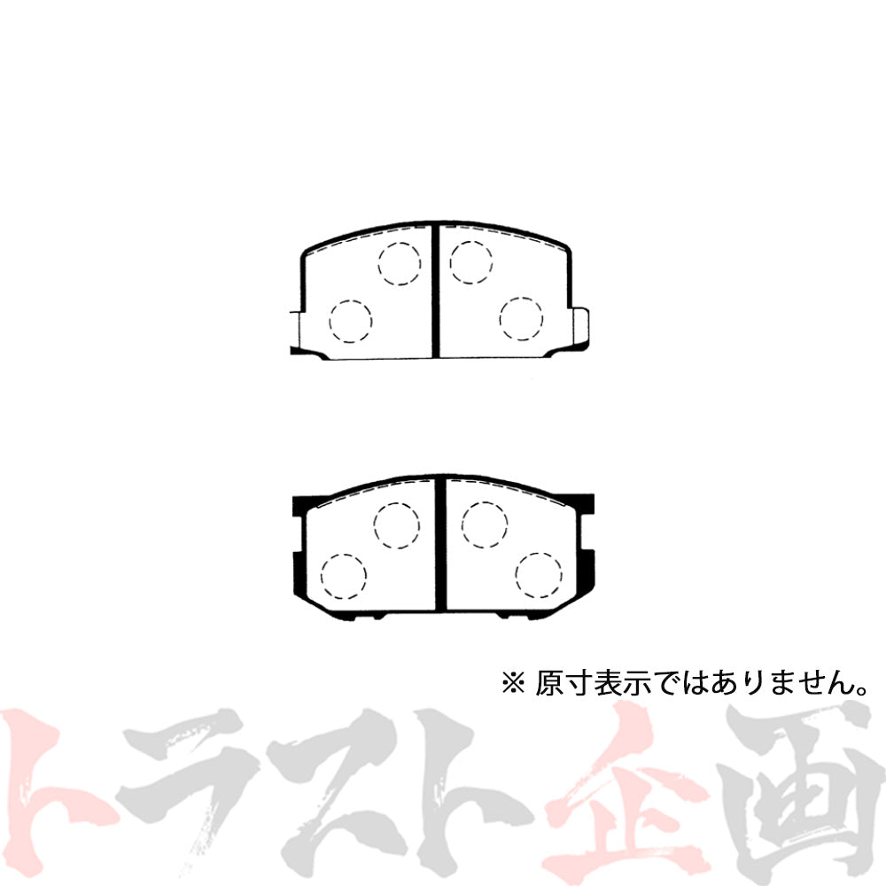 Project μ ブレーキ パッド TYPE HC+ (フロント) F186 #777201062 - トラスト企画