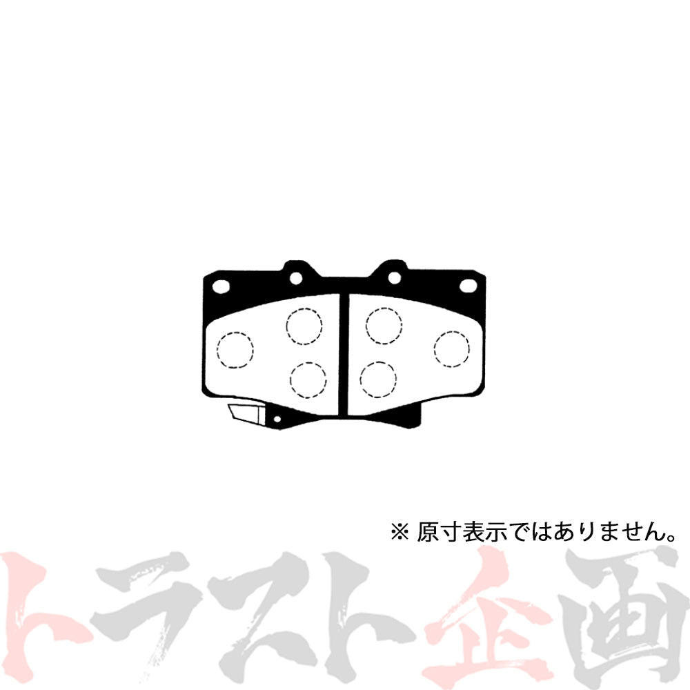 Project μ ブレーキ パッド TYPE HC+ (フロント) F198 #777201069 - トラスト企画