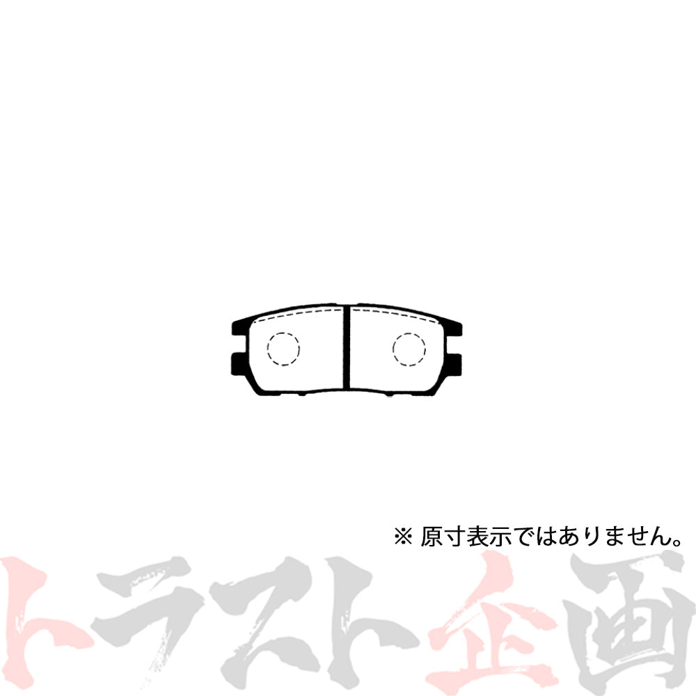 Project μ ブレーキ パッド TYPE HC+ (リア) R549 デリカスペースギア パジェロ #777211107 - トラスト企画