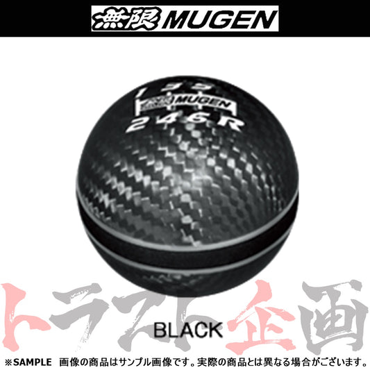 △ 無限 カーボンシフトノブ ブラック 50パイ ##860111012 - トラスト企画