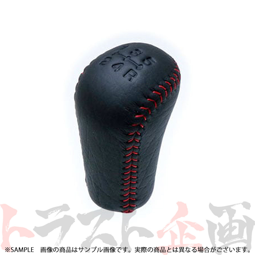 △ 三菱 トミマキ シフトノブ レッドステッチ ランサーエボリューション6 ##868111006 - トラスト企画