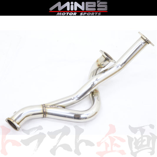 MINE'S フロントパイプ プロ ステンレス スカイライン GT-R BNR32/BCNR33/BNR34 ##875141001 - トラスト企画