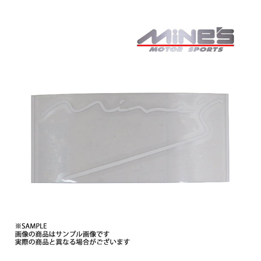 ◆ MINE'S マインズ ステッカー Dタイプ 中 ホワイト   ##875191018 - トラスト企画