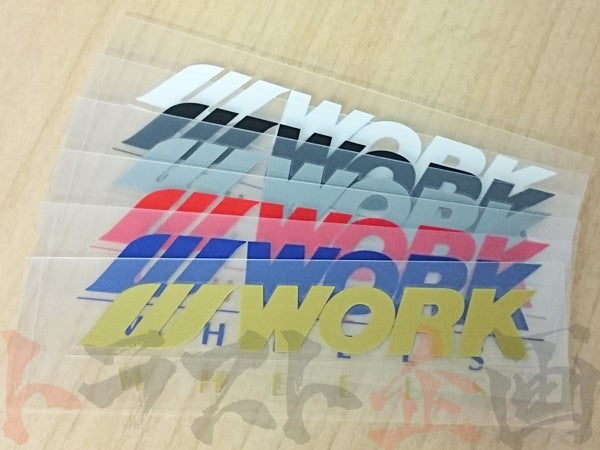 ◆ WORK ワーク ミニ ステッカー ゴールド 金 #979191014 - トラスト企画