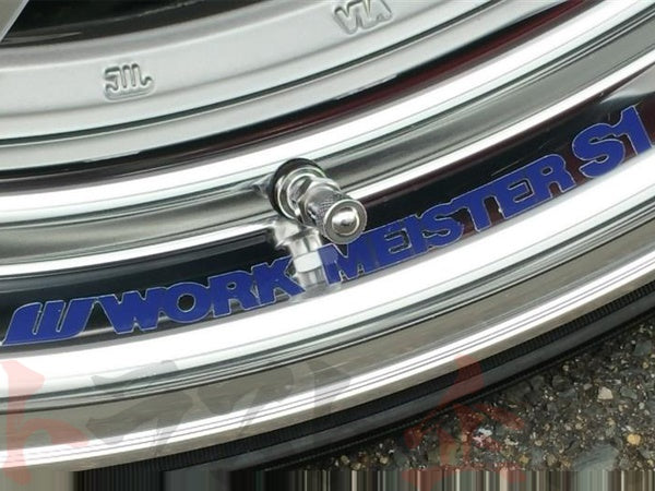 ◆ WORK ワーク リム ステッカー 青 マイスター S1 #979191040 - トラスト企画