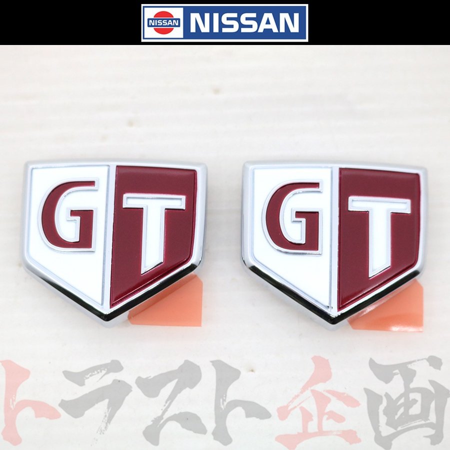 GT赤バッジGTバッジスカイラインNISMOニスモ  GTエンブレム左右セット