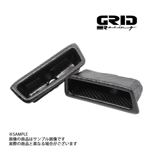 GRID RACING カーボンドアハンドルポケット（左右） スカイライン R34 #337111005 - トラスト企画
