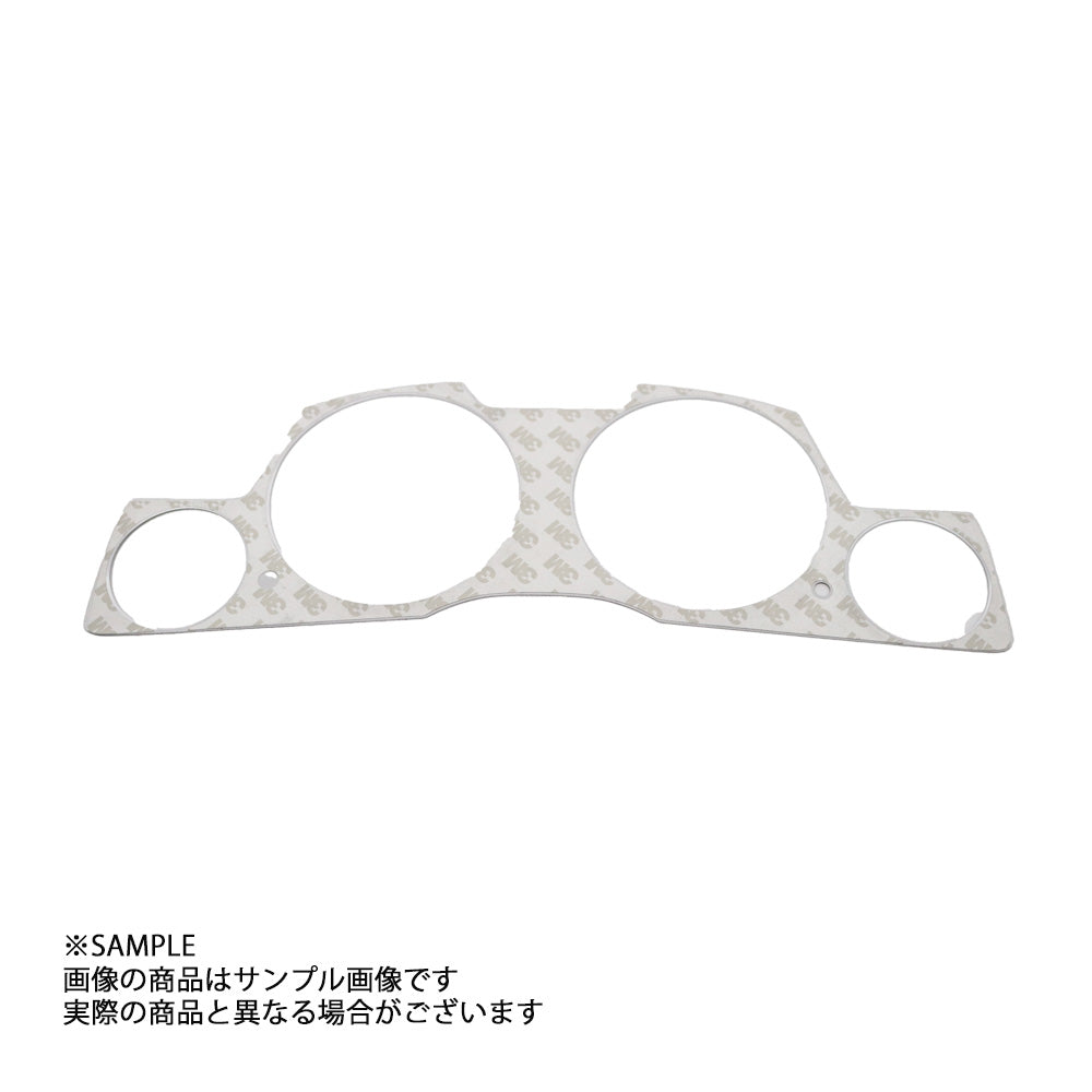 GRID RACING メーターパネルカバー（右トリップ型） グレーメタリック スカイライン GT-R BNR34 ##337111010 - トラスト企画