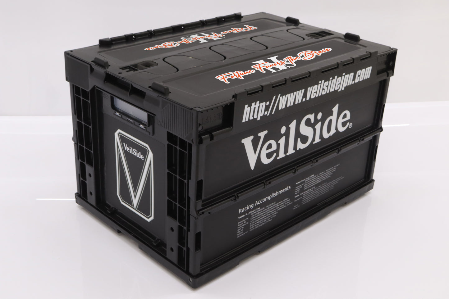 VeilSide ヴェイルサイド 折りたたみ コンテナ ボックス ブラック 50L #106191050