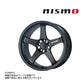 即納 ★ NISMO ニスモ LM GT4 マシニングロゴver 19x10.5 15 5H/114.3 マットガンブラック 1台分セット 4030S-RSR49-MG(4) ##660132067S1