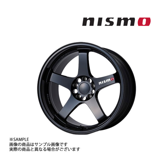 即納 ★ NISMO ニスモ LM GT4 マシニングロゴver 19x10.5 15 5H/114.3 ブラック 1台分セット 4030S-RSR49-BK(4) #660132028S1