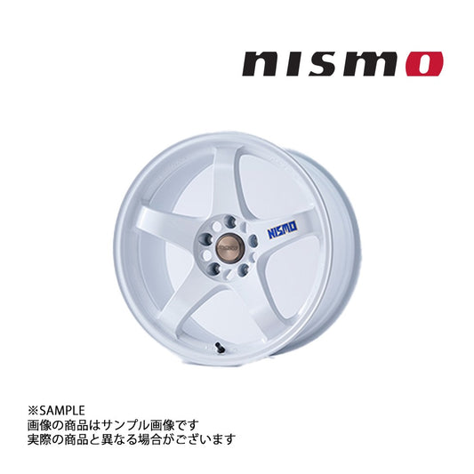NISMO ニスモ 40th 記念 LM GT4 18x9.5 12 5H/114.3 ホワイト 1台分セット ホイール #660132078S1