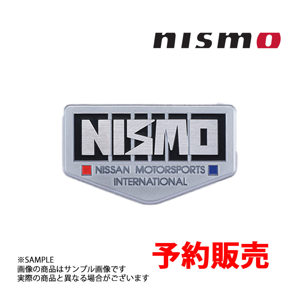 ◆ NISMO ニスモ 予約販売 40th 記念 初代 NISMO ロゴ 復刻 エンブレム (五角形)   99993-RN59A-40 ##660232007 - トラスト企画