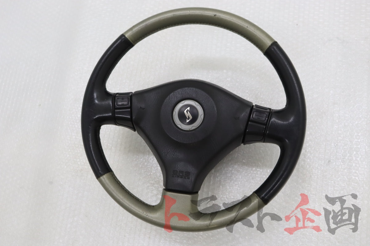 【中古】 後期 純正 ステアリング AT用 スカイライン 25GTターボ ER34 後期 ４ドア トラスト企画 U 5067212