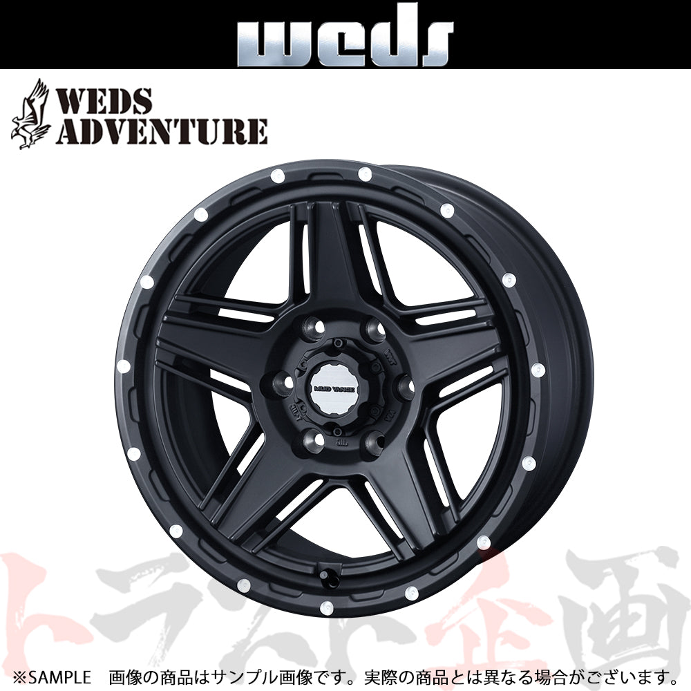 WEDS ウェッズ ADVENTURE MUD VANCE 07  15x6.0 33 6H/139.7  フルマットブラック ホイール アドベンチャー 1本 40531 ##179132479 - トラスト企画