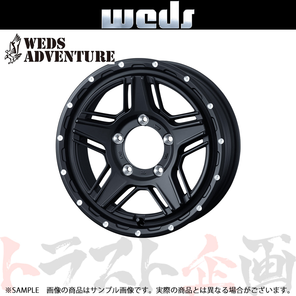 WEDS ウェッズ ADVENTURE MUD VANCE 07  15x6.0 0 5H/139.7  フルマットブラック ホイール アドベンチャー 1本 40532 ##179132480 - トラスト企画