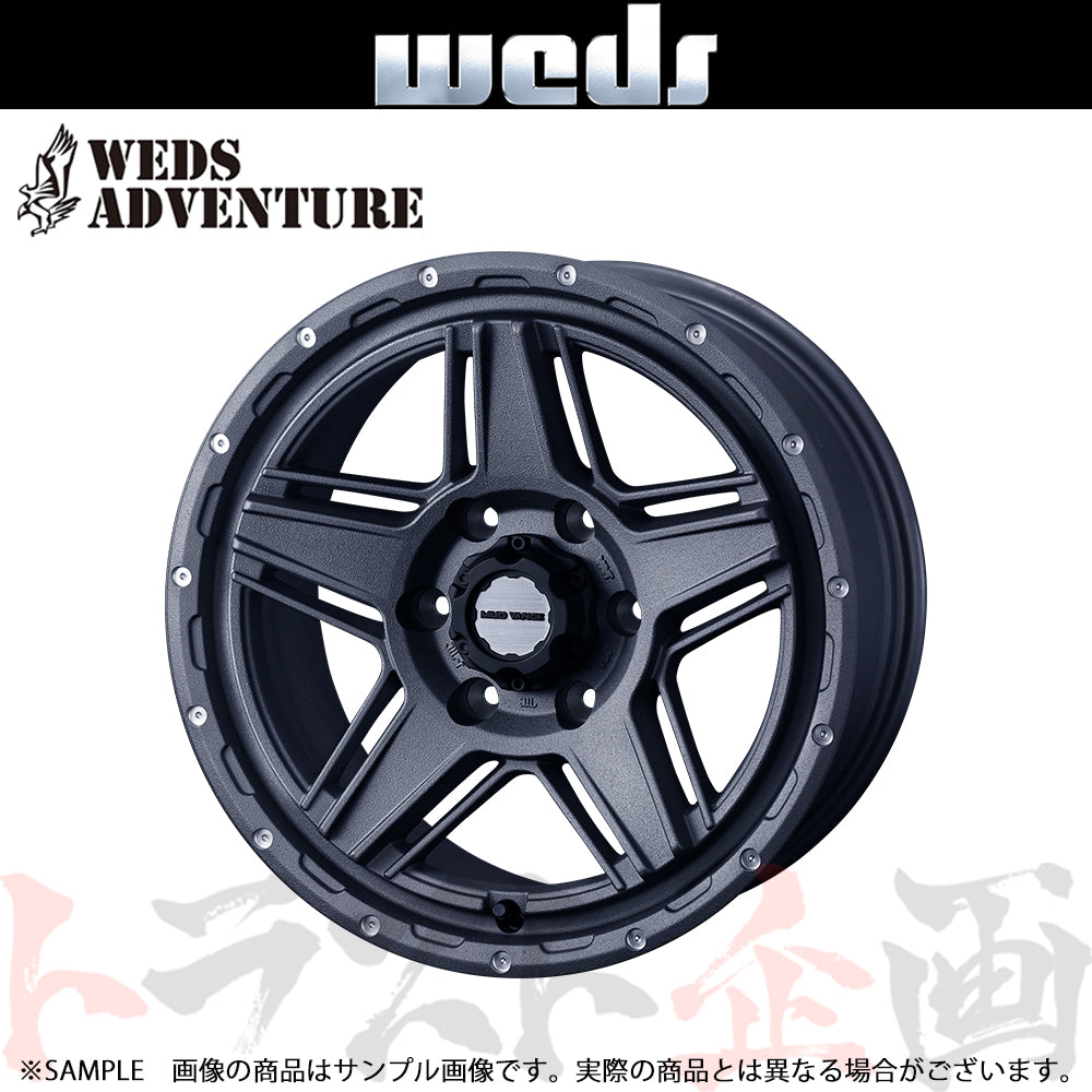 WEDS ウェッズ ADVENTURE MUD VANCE 07  15x6.0 33 6H/139.7  フリントグレー ホイール アドベンチャー 1本 40543 ##179132491 - トラスト企画