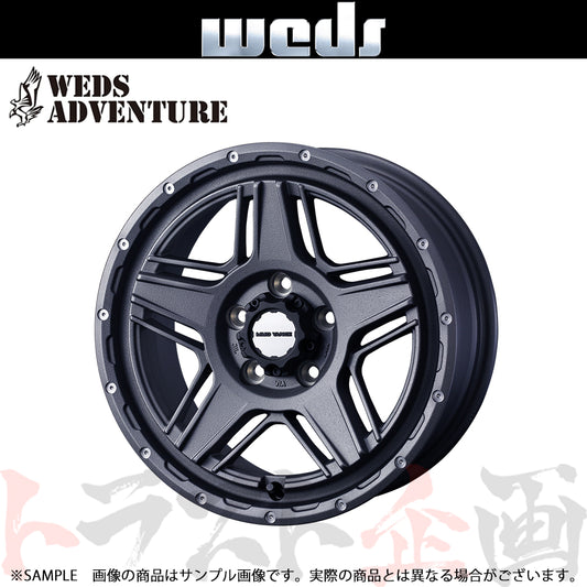 WEDS ウェッズ ADVENTURE MUD VANCE 07  17x7.0 40 5H/114.3  フリントグレー ホイール アドベンチャー 1本 40549 ##179132497 - トラスト企画